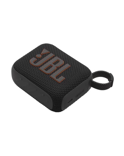 Black JBL Go 4 ultra-portable Bluetooth speaker